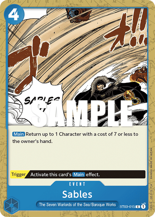 Sables - Starter Deck 3: The Seven Warlords of The Sea - C - ST03-015