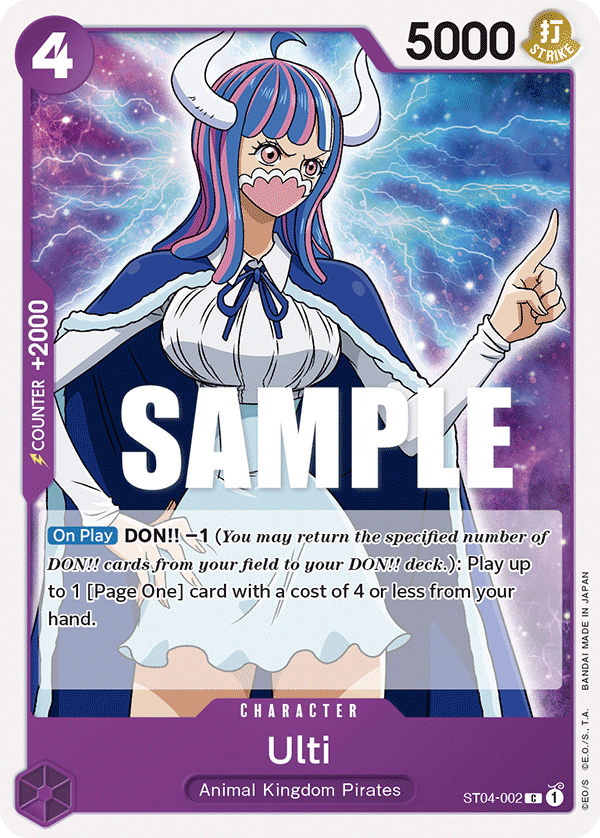 Ulti - Starter Deck 4: Animal Kingdom Pirates - C - ST04-002
