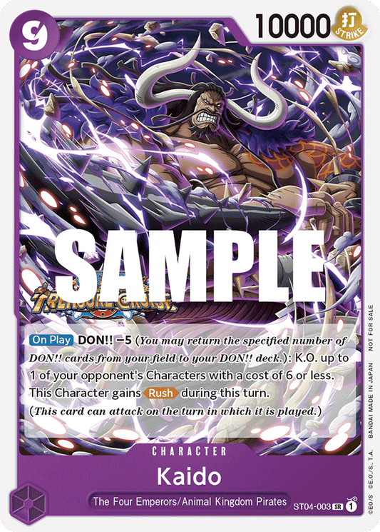 Kaido (Tournament Pack Vol. 5) - One Piece Promotion Cards - SR - ST04-003