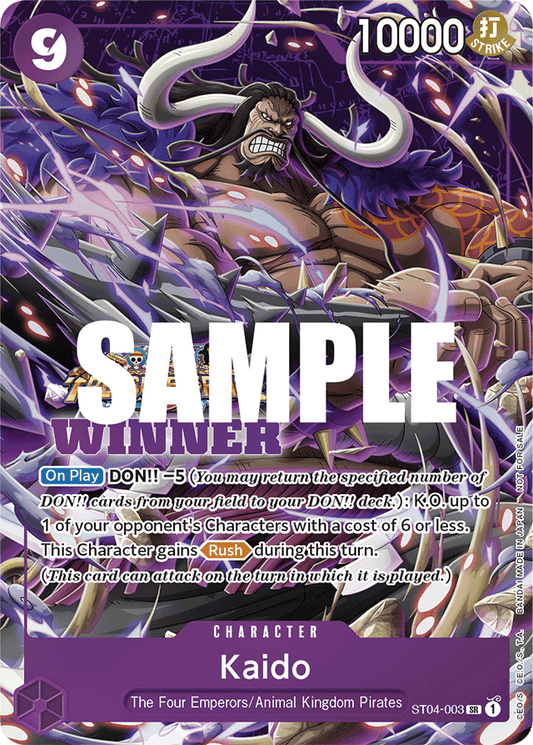 Kaido (Winner Pack Vol. 5) - One Piece Promotion Cards - SR - ST04-003