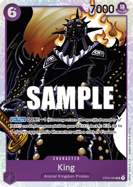 King - Starter Deck 4: Animal Kingdom Pirates - SR - ST04-004