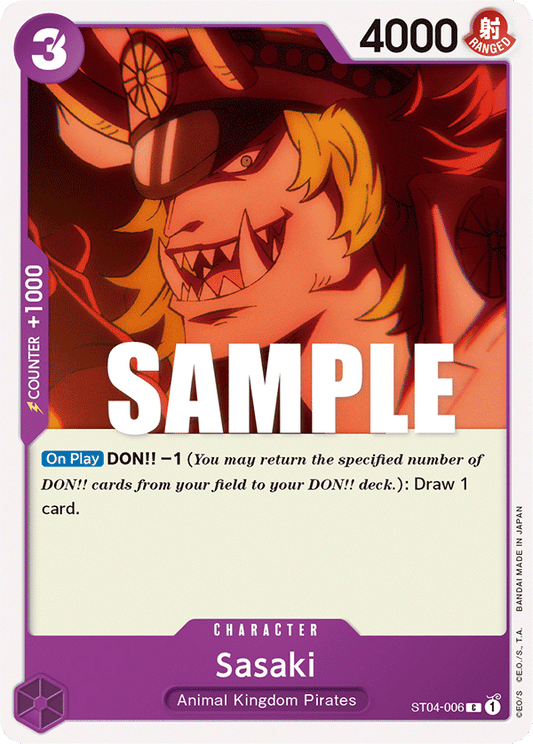 Sasaki - Starter Deck 4: Animal Kingdom Pirates - C - ST04-006