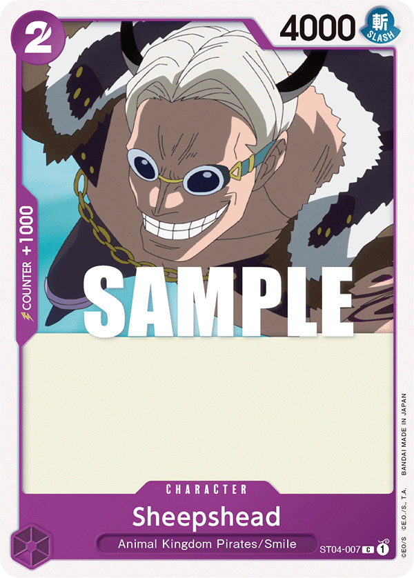 Sheepshead - Starter Deck 4: Animal Kingdom Pirates - C - ST04-007