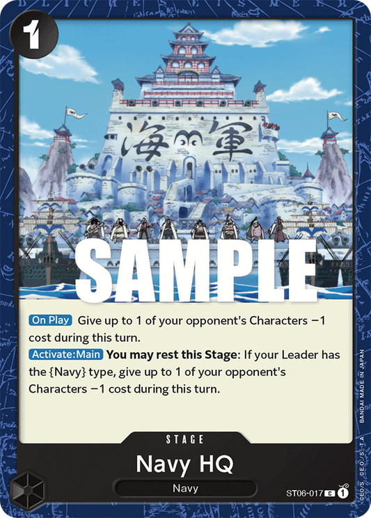 Navy HQ - Starter Deck 6: Absolute Justice - C - ST06-017