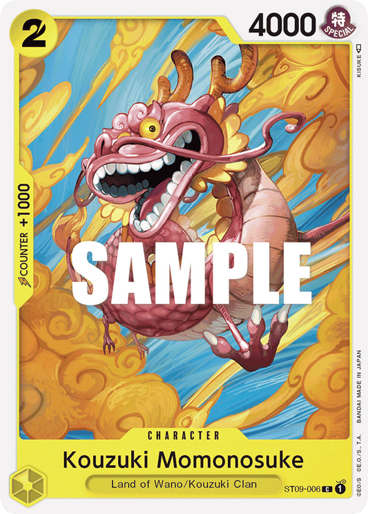 Kouzuki Momonosuke - Starter Deck 9: Yamato - C - ST09-006