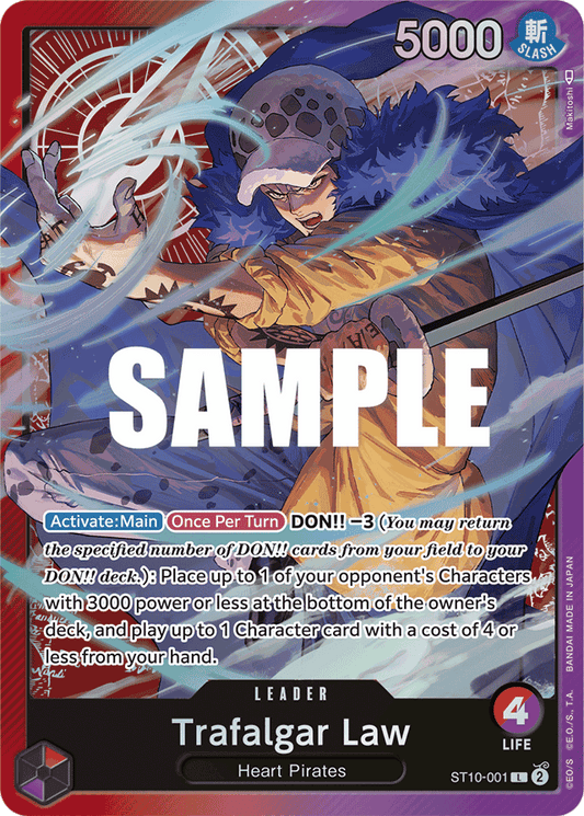 Trafalgar Law (001) - Ultra Deck: The Three Captains - L - ST10-001