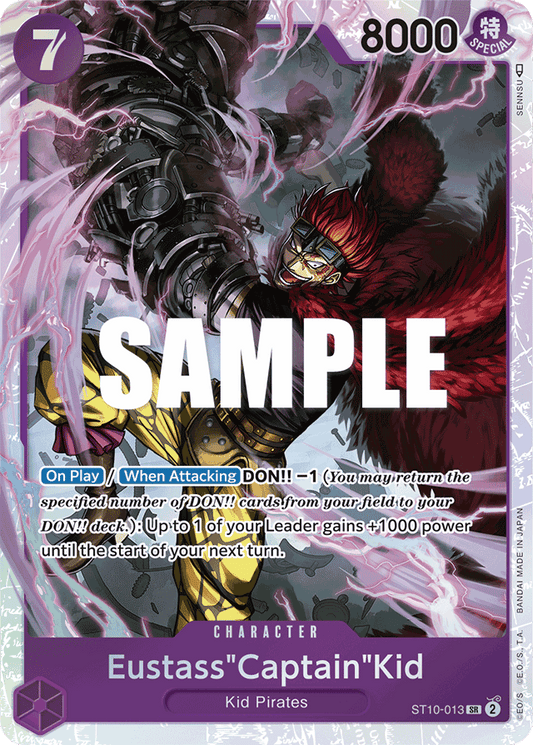Eustass"Captain"Kid (013) - Ultra Deck: The Three Captains - SR - ST10-013