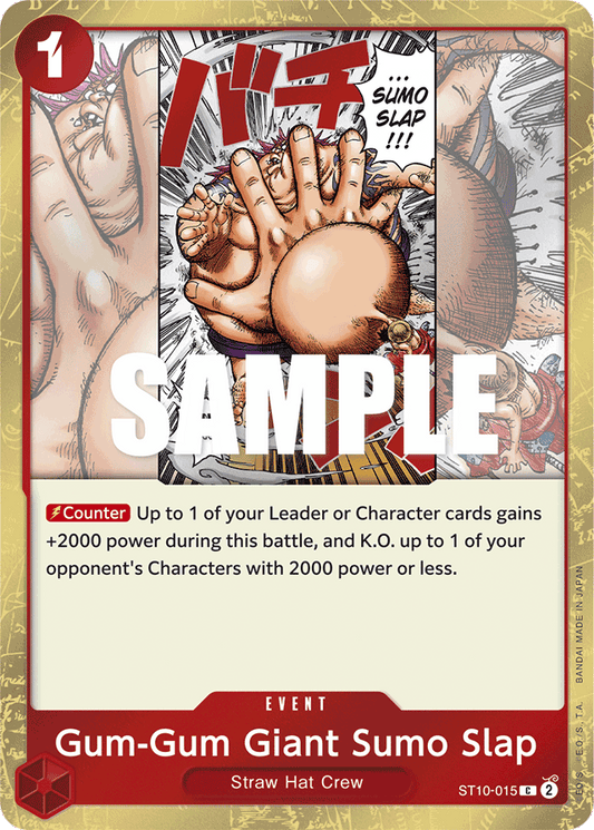 Gum-Gum Giant Sumo Slap - Ultra Deck: The Three Captains - C - ST10-015