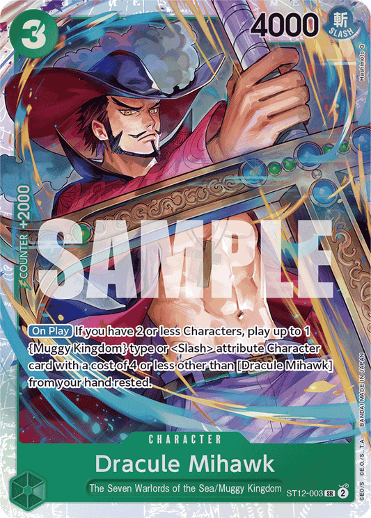 Dracule Mihawk - Starter Deck 12: Zoro and Sanji - SR - ST12-003