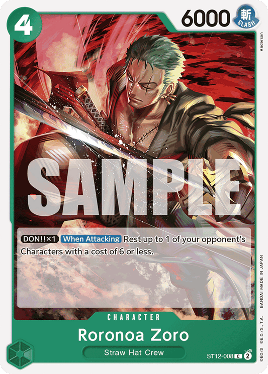 Roronoa Zoro - Starter Deck 12: Zoro and Sanji - C - ST12-008