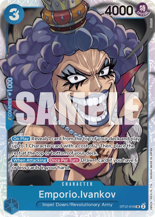 Emporio.Ivankov - Starter Deck 12: Zoro and Sanji - SR - ST12-010