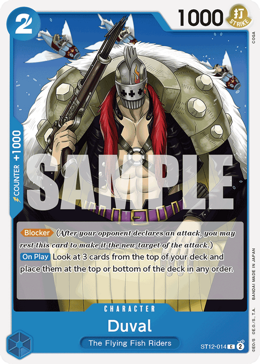 Duval - Starter Deck 12: Zoro and Sanji - C - ST12-014