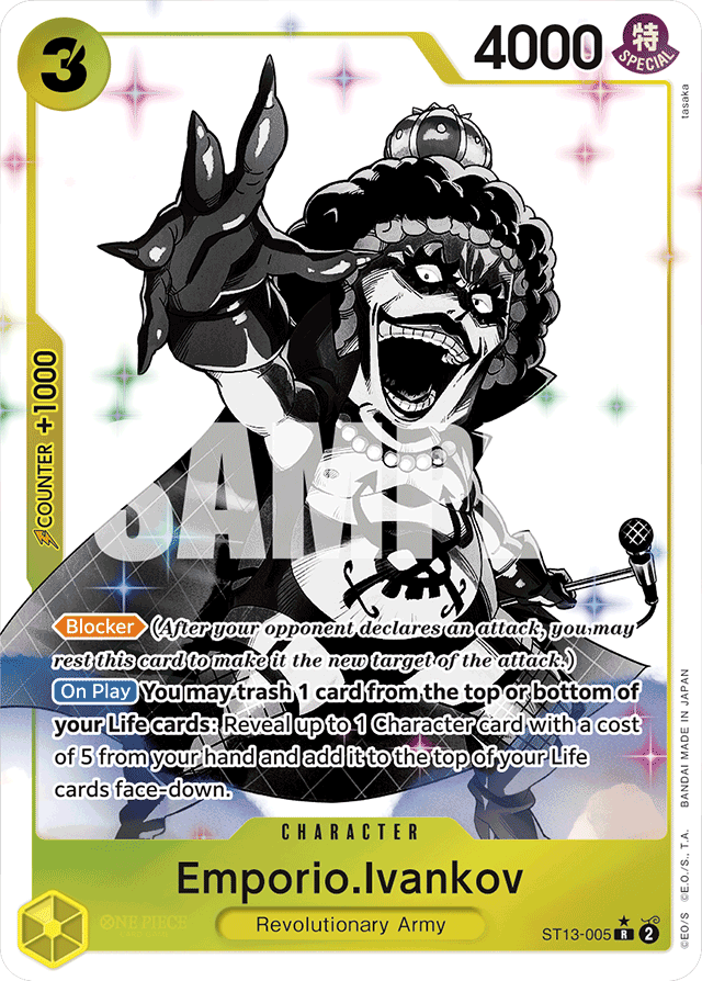 Emporio.Ivankov (Parallel) - Ultra Deck: The Three Brothers - R - ST13-005