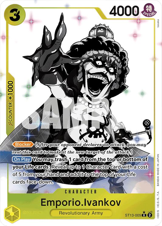 Emporio.Ivankov (Parallel) - Ultra Deck: The Three Brothers - R - ST13-005