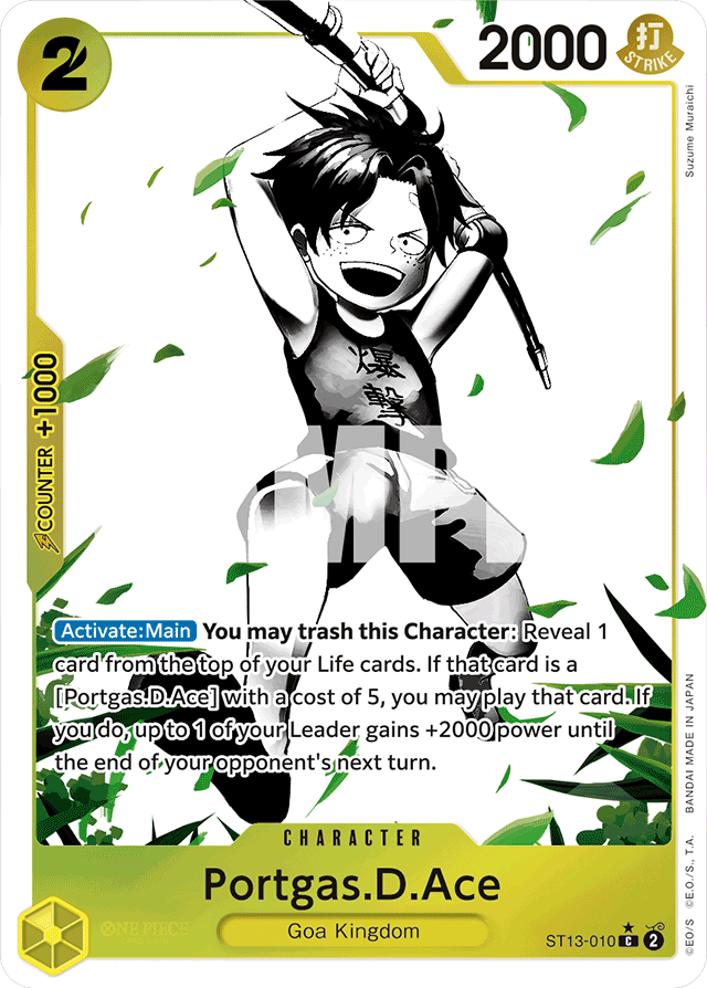 Portgas.D.Ace (010) (Parallel) - Ultra Deck: The Three Brothers - C - ST13-010
