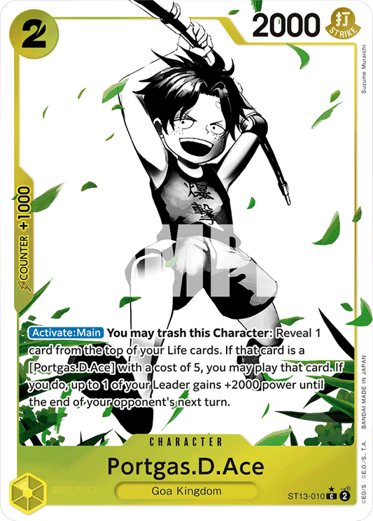 Portgas.D.Ace (010) (Parallel) - Ultra Deck: The Three Brothers - C - ST13-010