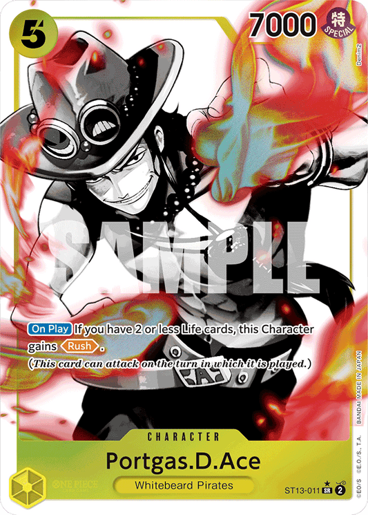 Portgas.D.Ace (011) (Parallel) - Ultra Deck: The Three Brothers - SR - ST13-011