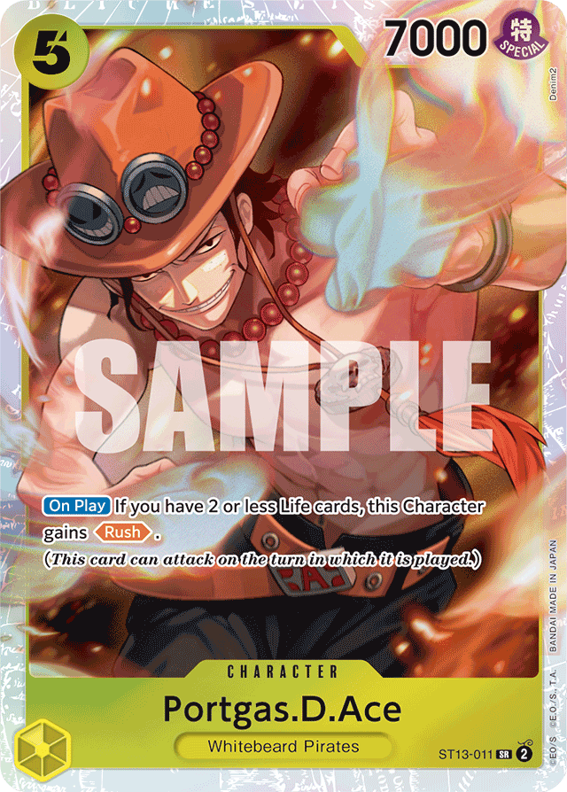 Portgas.D.Ace (011) - Ultra Deck: The Three Brothers - SR - ST13-011