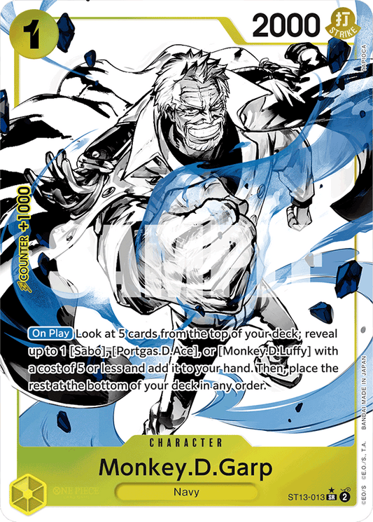 Monkey.D.Garp (Parallel) - Ultra Deck: The Three Brothers - SR - ST13-013