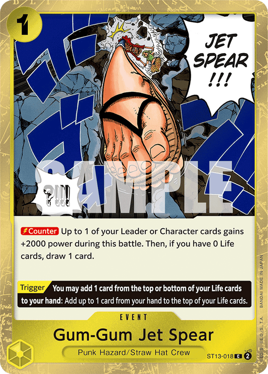 Gum-Gum Jet Spear - Ultra Deck: The Three Brothers - C - ST13-018