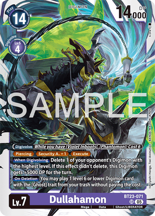 Dullahamon - Hackers' Slumber - Super Rare - BT23-071 SR