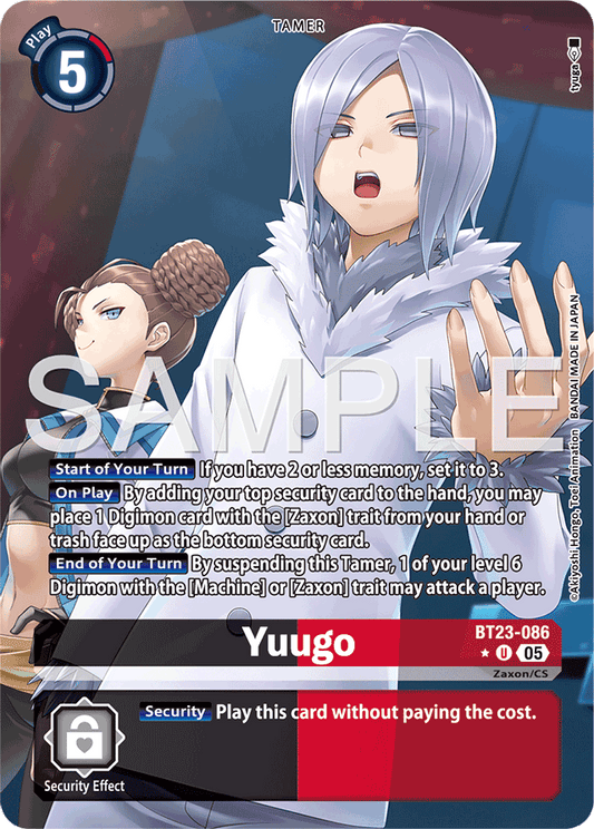 Yuugo (Alternate Art) - Hackers' Slumber - Uncommon - BT23-086 U