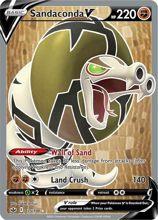 Sandaconda V (Full Art) - SWSH06: Chilling Reign - Ultra Rare - 175/198