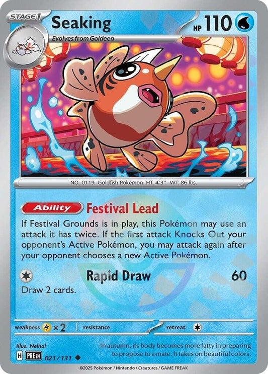 Seaking (Poke Ball Pattern) - SV: Prismatic Evolutions - Uncommon - 021/131