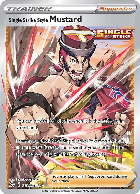 Single Strike Style Mustard - SWSH09: Brilliant Stars Trainer Gallery - Ultra Rare - TG28/TG30