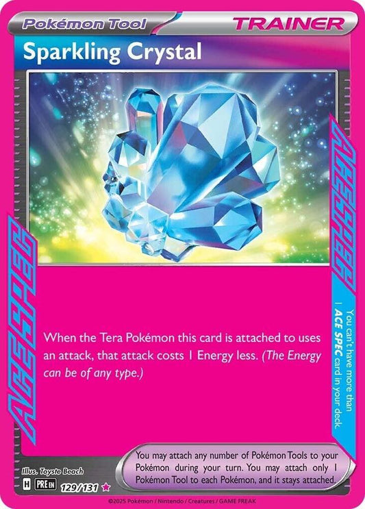 Sparkling Crystal - SV: Prismatic Evolutions - ACE SPEC Rare - 129/131