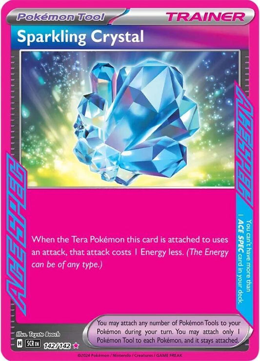 Sparkling Crystal - SV07: Stellar Crown - ACE SPEC Rare - 142/142