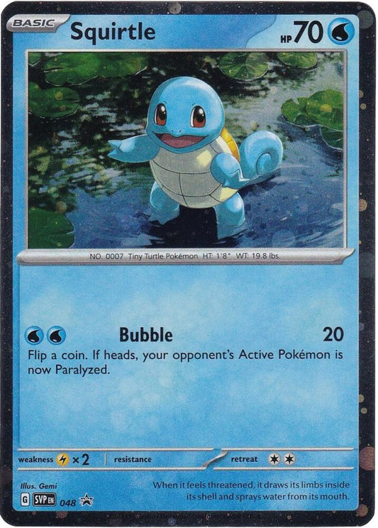 Squirtle - 048 (Cosmos Holo) - SV: Scarlet & Violet Promo Cards - Promo - 048