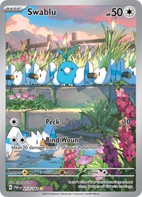 Swablu - 213/182 - SV04: Paradox Rift - Illustration Rare - 213/182