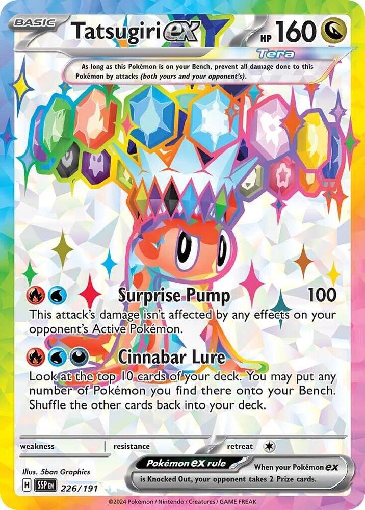 Tatsugiri ex - 226/191 - SV08: Surging Sparks - Ultra Rare - 226/191
