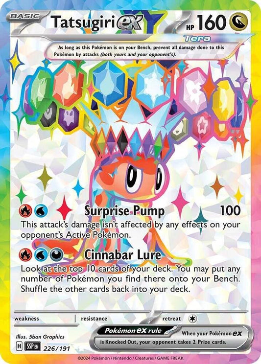 Tatsugiri ex - 226/191 - SV08: Surging Sparks - Ultra Rare - 226/191