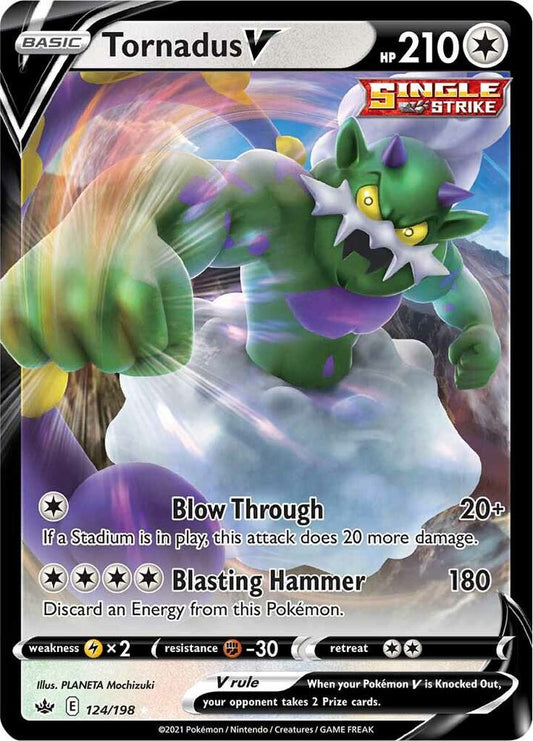 Tornadus V - SWSH06: Chilling Reign - Ultra Rare - 124/198