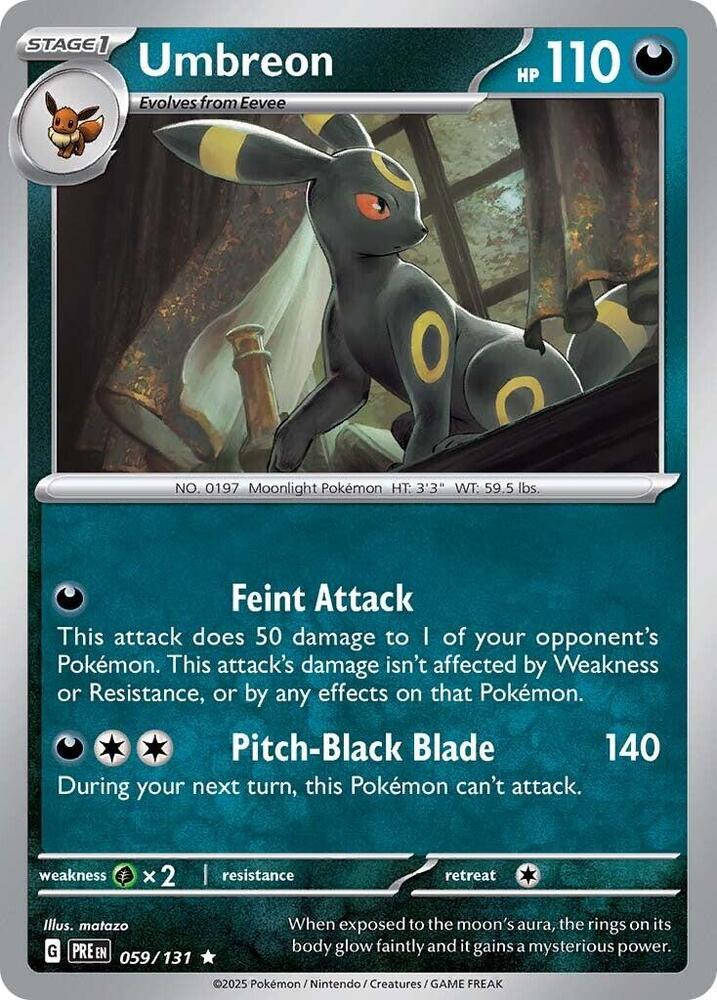Umbreon - SV: Prismatic Evolutions - Rare - 059/131