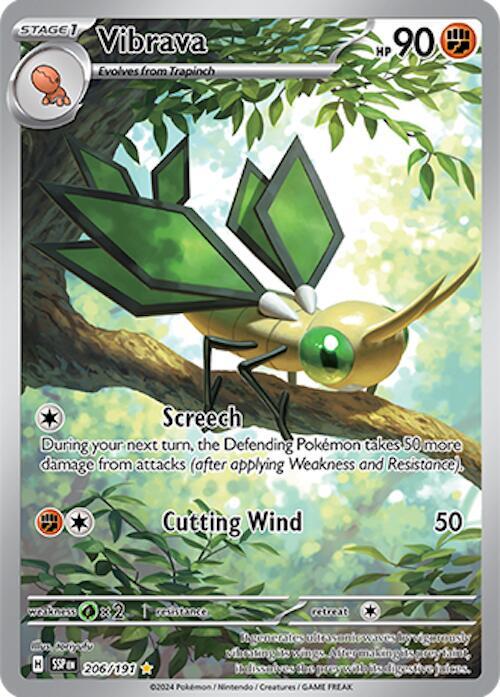 Vibrava - 206/191 - SV08: Surging Sparks - Illustration Rare - 206/191