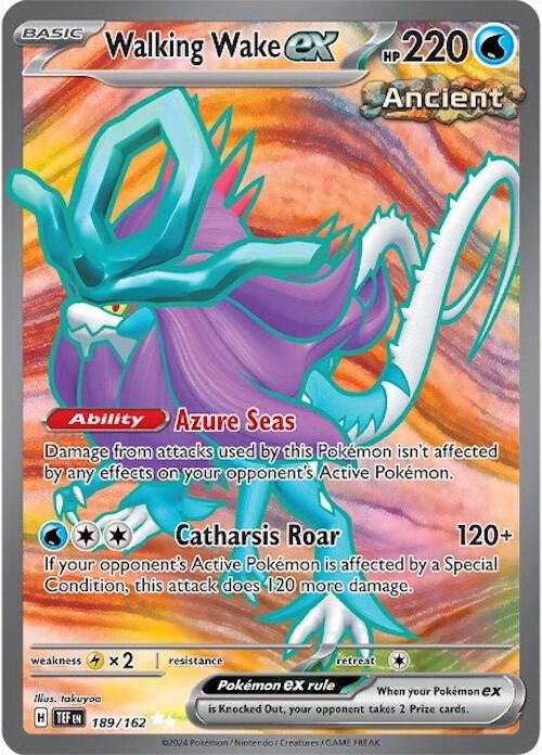 Walking Wake ex - 189/162 - SV05: Temporal Forces - Ultra Rare - 189/162