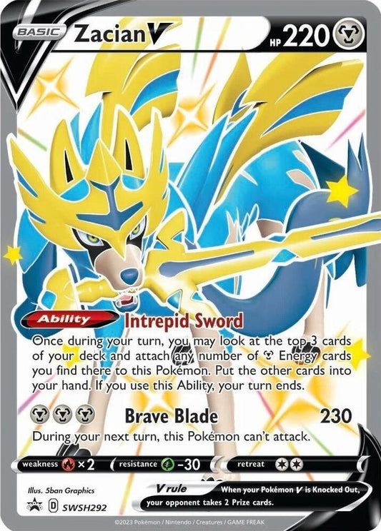 Zacian V (Shiny) - SWSH292 - SWSH: Sword & Shield Promo Cards - Promo - SWSH292