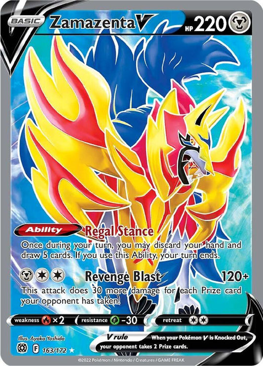 Zamazenta V (Full Art) - SWSH09: Brilliant Stars - Ultra Rare - 163/172