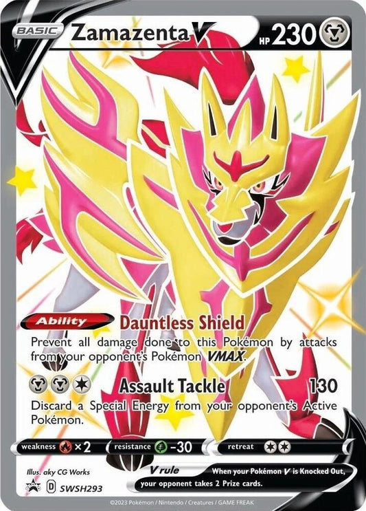Zamazenta V (Shiny) - SWSH293 - SWSH: Sword & Shield Promo Cards - Promo - SWSH293