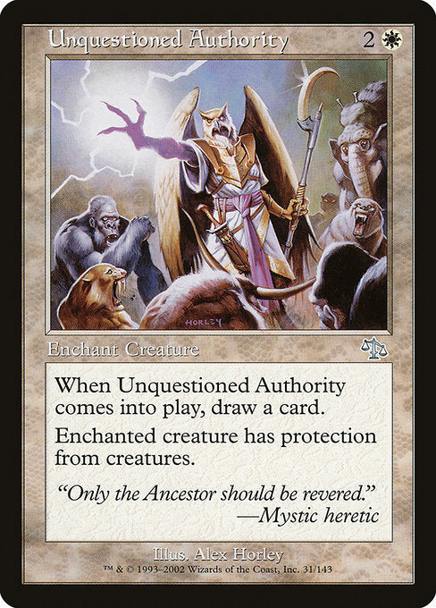 Unquestioned Authority - Judgment - U - 31