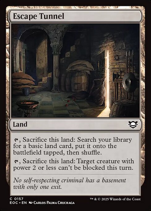 Escape Tunnel - Commander: Edge of Eternities - C - 157