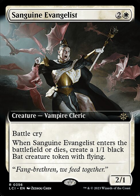 Sanguine Evangelist (Extended Art) - The Lost Caverns of Ixalan - R - 356