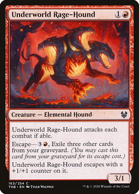 Underworld Rage-Hound - Theros Beyond Death - C - 163