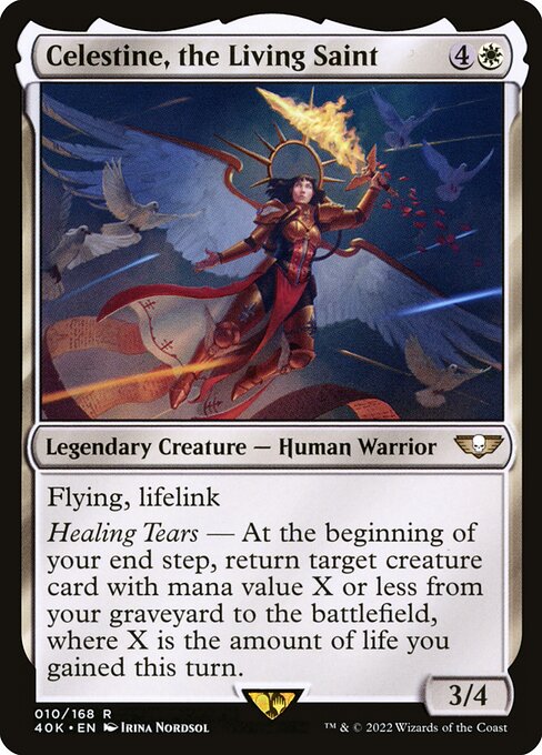 Celestine, the Living Saint - Universes Beyond: Warhammer 40,000 - R - 10