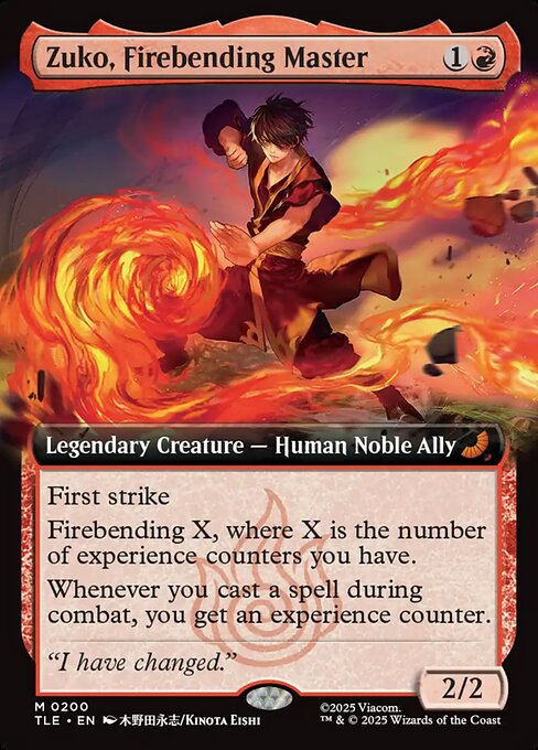 Zuko, Firebending Master (Extended Art) - Avatar: The Last Airbender: Eternal-Legal - M - 200