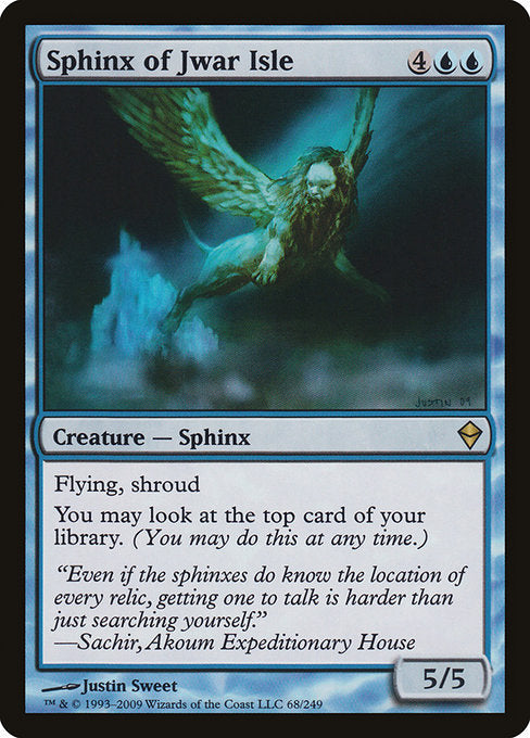 Sphinx of Jwar Isle - Zendikar - R - 68