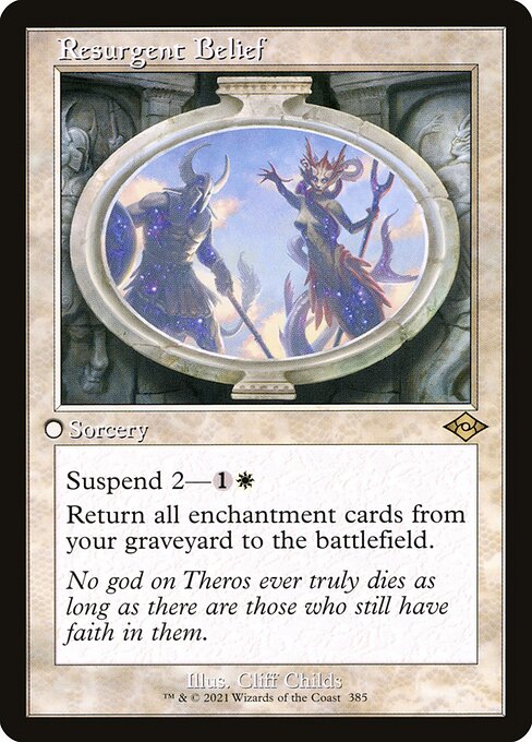 Resurgent Belief (Retro Frame) - Modern Horizons 2 - R - 385